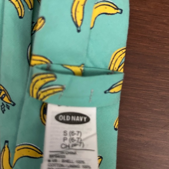 Old Navy aqua banana necktie - Picture 5 of 5